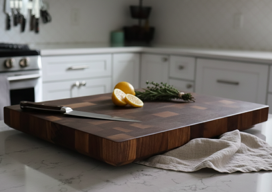 Walnut End Grain Cutting Board