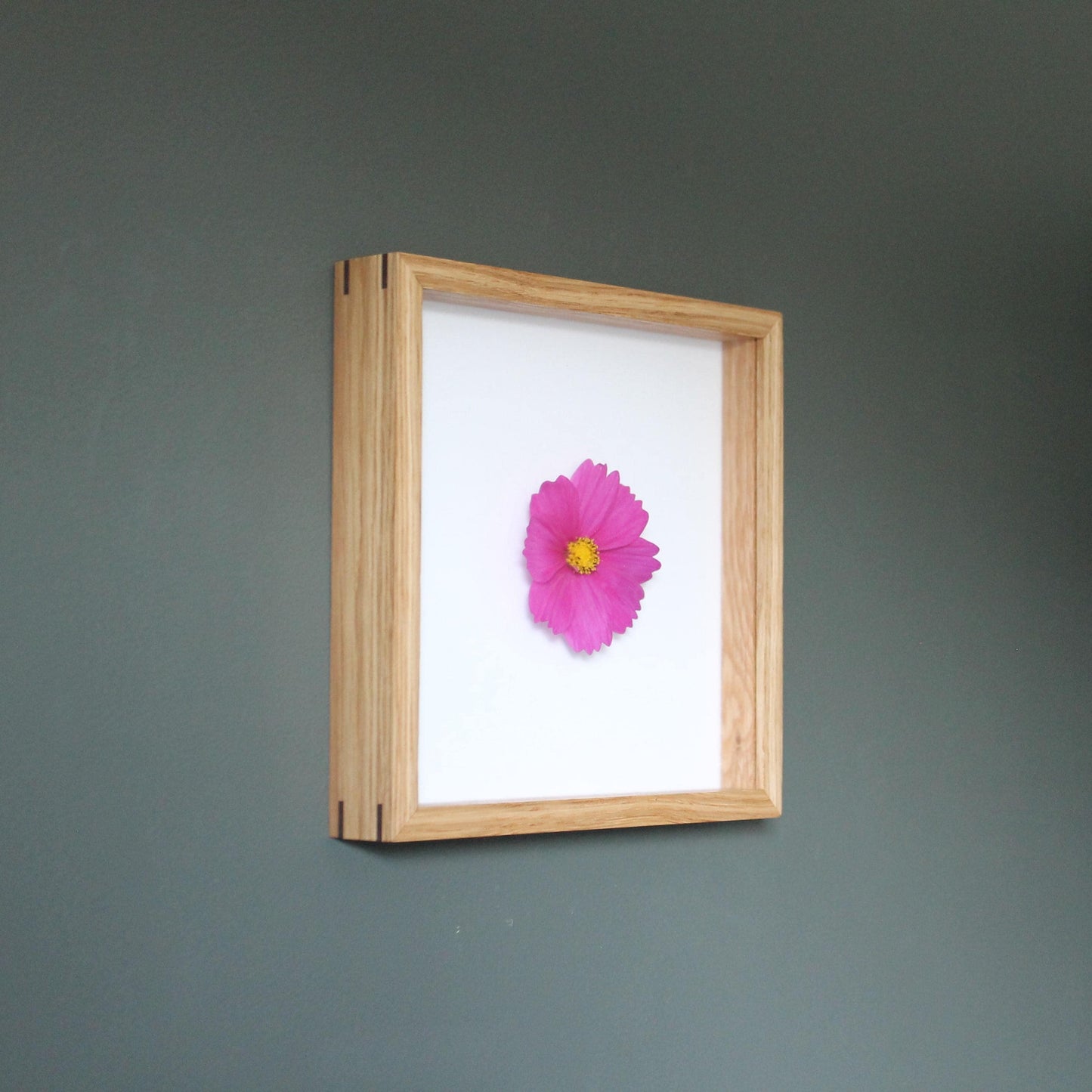 Shadowbox Frame - 3/4" Display Depth - White Oak