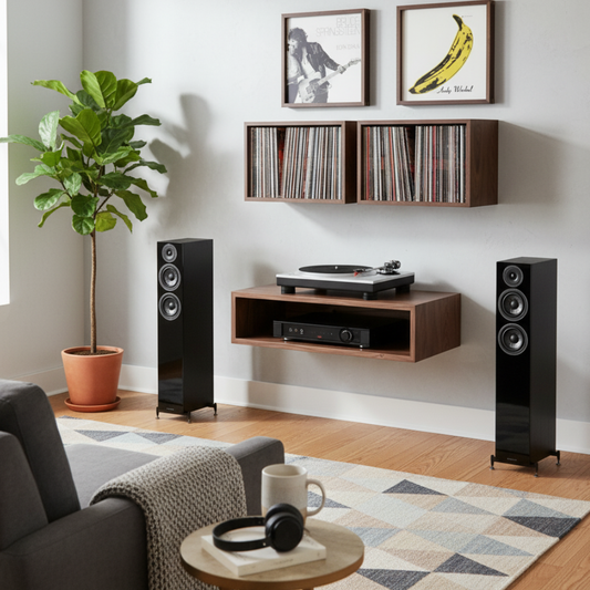 How to Design a Vinyl Listening Lounge That Looks as Good as It Sounds