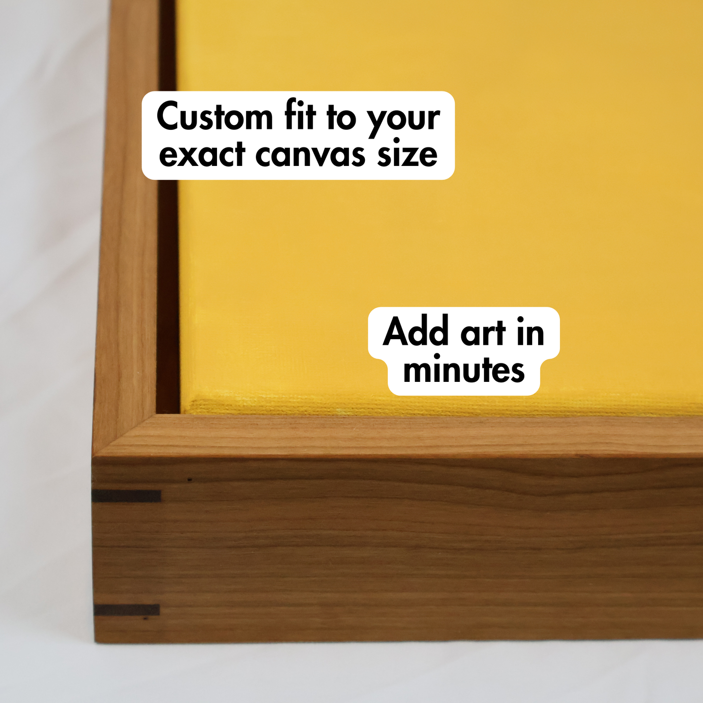 Floating Frame for Stretched Canvas Art - Cherry