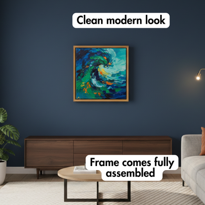 Floating Frame for Stretched Canvas Art - Cherry