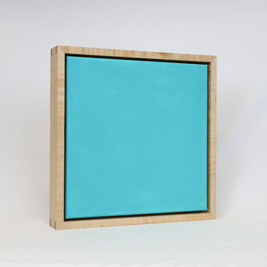 Floating Canvas Frame – Solid Hardwood, Minimalist Floater for Stretched Canvas - Maple